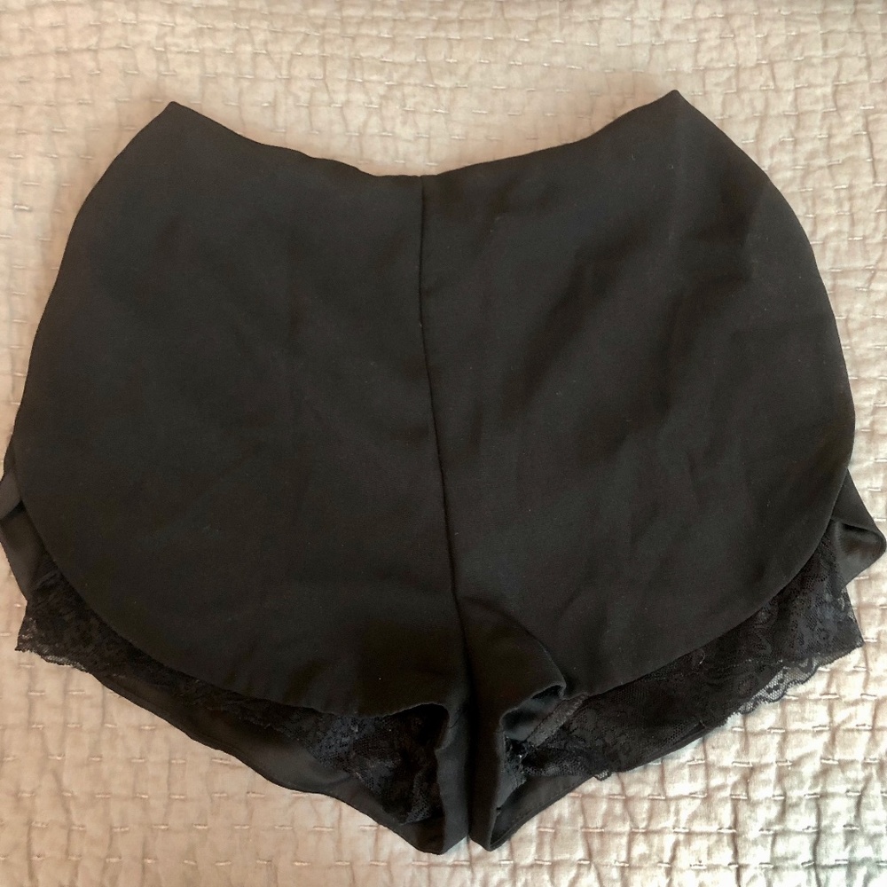 Black Lace Shorts